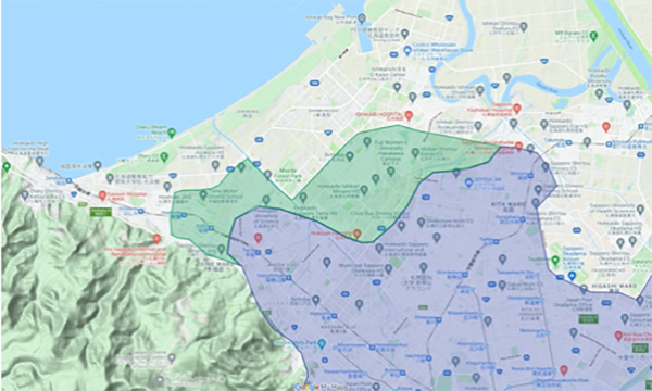 Uber Eats（ウーバーイーツ）札幌エリア・2021年9月16日その1