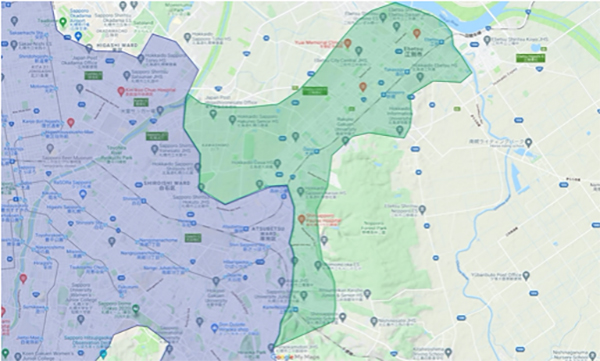 Uber Eats（ウーバーイーツ）札幌エリア・2021年9月16日その2