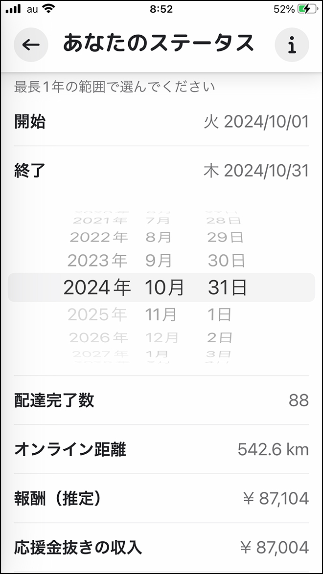 Wolt稼いだ額【2024年10月最新】